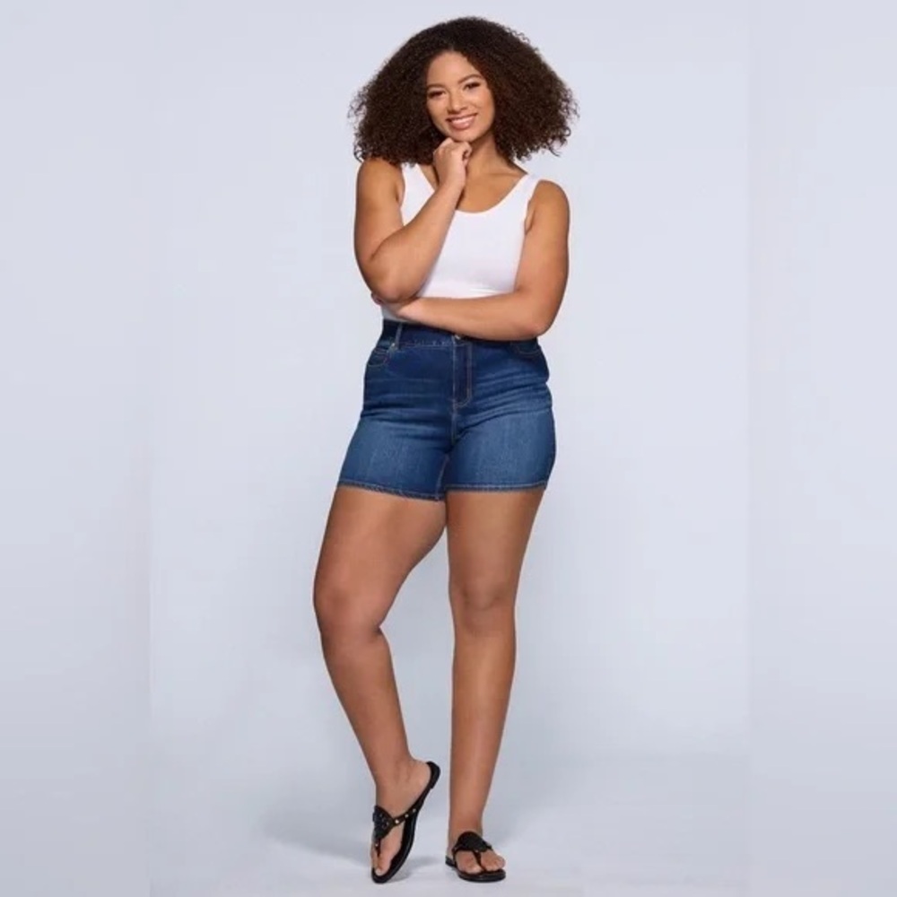 Cato | PLUS SIZE CONTOUR DENIM SHORTS